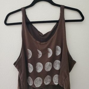[3/15 SALE] Phases of the moon crop top
